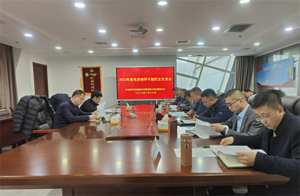 167662093928285067NR.jpg Ë®ÇéÐι«Ë¾ÕÙ¿ª2022Äê¶Èµ³Ô±Ïòµ¼¸É²¿ÃñÖ÷ÉúÑÄ»á.jpg